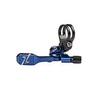 Funn UpDown Kit de Levier à Distance CNC pour Tige de Selle télescopique de VTT, Montage 4 Positions, Compatible avec Les tiges de Selle à routage Externe et Interne (Bleu)