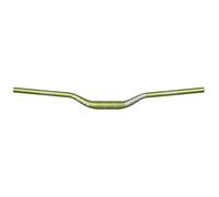 Funn Upturn Cintre Riser, Collier 35mm, Largeur 800mm, Rise 40mm (Vert) | Triple butté, alu AL6061 et AL6066, géométrie relevée, repères leviers frein et vitesses, usage VTT et BMX