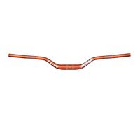 Funn Upturn Cintre Riser, Collier 35mm, Largeur 800mm, Rise 55mm (Orange) | Triple butté, alu AL6061 et AL6066, géométrie relevée, repères leviers frein et vitesses, usage VTT et BMX