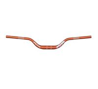 Funn Upturn Cintre Riser, Collier 35mm, Largeur 800mm, Rise 75mm (Orange) | Triple butté, alu AL6061 et AL6066, géométrie relevée, repères leviers frein et vitesses, usage VTT et BMX
