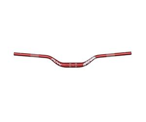 Funn Upturn Guidon de VTT à haute élévation avec collier de serrage de 35 mm et largeur de 800 mm, guidon en alliage léger et durable pour vélo MTB et BMX, élévation de 55 mm (Rouge)