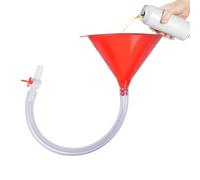 Funnel For Drinking - PP 20.4x16.5cm Funnel 60cm Hose | Beer F́unnel With Sealing Valve | Reusable Beverage Game Prop For Spring Break College University RV Party And Social Events Use