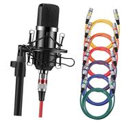 FUNNETOYU 1 Ensemble Câble Microphone XLR Câble Audio Male à Femelle Couleurs et Facile à Utiliser pour Microphones et Haut Parleurs