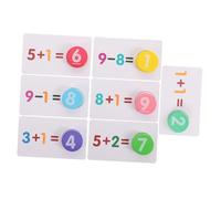 FUNNETOYU 1 Ensemble Carte De Fonctionnement Numéro Cartes Flash Arithmétiques Kits d'apprentissage des Mathématiques Éléments d'apprentissage des Mathématiques Papier