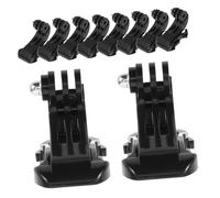 FUNNETOYU 10 pièces Adaptateur J Hooks pour Caméra Sport Support de Fixation Verticale avec Vis Longue et Vis Compatible Stable et Portable pour Extérieures