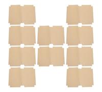 FUNNETOYU 10 Pièces Lot de Protections Adhésives en Papier Kraft pour Couverture de Livres Rigides, Pratique et Réinscriptible, pour Bureau et Salle de Classe