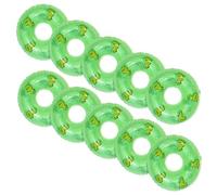 FUNNETOYU 10 Pièces Mini Anneaux de Natation Décoratifs Accessoires Maison de Poupée Anneaux Flottants Miniatures Colorés pour Jouets Garçon Fille Ornements de Maison Miniature