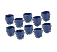 FUNNETOYU 10 pièces Mini Seaux Décoratifs Lot de Ornements Miniatures Forme de Seau pour Micro et Décorations Bord de Mer Accessoires DIY pour Jardin Miniature et Ambiance Plage