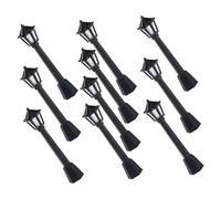 FUNNETOYU 10 Pièces Miniature Street Lights Scale Model Dollhouse Lamp Posts for Micro Landscape Garden Decorations