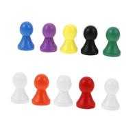 FUNNETOYU 10 Pièces pièce d'échecs en Bois échecs pour Jeu de société Mini composant de Jeu de Table Accessoires d'échiquier Arbre de Lotus