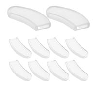 FUNNETOYU 10 Pièces Silicone Tea Tweezer Covers Non-slip Heat Resistant Protective Sleeves For Loose Tea Tong Tips Suitable For Ceremony And Home Use