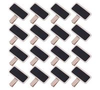 FUNNETOYU 100 Pièces 100 Mini Étiquettes Ardoise Rectangle 3,5 CM avec Pince en Bois, Réutilisables pour Étiquettes Présents, Pinces Mémo pour Tableau Noir, pour Buffets, Décoration et
