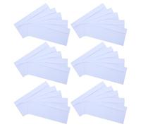 FUNNETOYU 100 Pièces Enveloppe sans Fenêtre Autocollante en Papier Offset Blanc, Design Occidental Professionnel, Fermeture Auto-adhésive, pour Organisation de Documents et Mailing