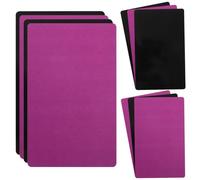 FUNNETOYU 10pcs Cartes de Visite Métal Vierges à Graver, Fabrication Solide en Métal Fin, Différentes Couleurs, pour Cartes Nominatives Personnalisées