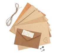 FUNNETOYU 12 Paquets De Papier À Lettres Vintage Recharges D'Enveloppes pour Lettres d'amour