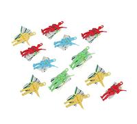 FUNNETOYU 12 pièces Parachute Toy for Flying Soldier Toys Outdoor Playset for Boys and