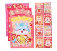 FUNNETOYU 120 Pièces Year Of The Horse Envelopes Chinese Year Money Packets Lucky Hongbao For Spring Festival Celebration