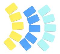 FUNNETOYU 15 pièces Gommes pour Tableau Réutilisables Feutre Effaceur pour Tableau Effaçable à Sec Outils de Nettoyage pour Salle de Classe Lot Bleu Accessoires Bureau et École