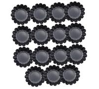FUNNETOYU 15 pièces Moules à Tartelettes Acier Épais Moules Pâtisserie Antiadhésifs Multifonctions pour Gâteaux Pudding Muffins Ustensiles de Cuisson DIY pour Desserts