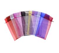 FUNNETOYU 15pièces Organza pour Bouteille De Vin Pochette Réutilisable avec Cordon De Serrage Mélange De Couleurs pour Fêtes Et Mariages