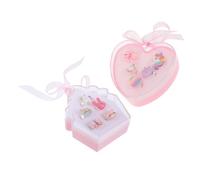 FUNNETOYU 2 ensembles Coffret Bijoux Fille Garçon Fille avec Bagues Réglables Fantaisie pour Jeu Imitation et Déguisement Design Licorne et Animaux Colorés Accessoires Décoratifs