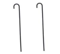 FUNNETOYU 2 Ensembles Set de Béquilles Magicien Plastique Noires Accessoires de Déguisement Sorcier pour Fête Performance et Photo Prop Fournitures pour Halloween et Spectacles