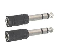 FUNNETOYU 2 pièces Adaptateur Jack Mâle vers Femelle Audio pour Casque et Microphone Convertisseur Jack Robuste PE Facile Entre Appareils Audio