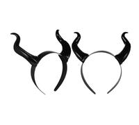 FUNNETOYU 2 Pièces Bandeau Halloween de Bœuf Plastique Accessoire Cosplay Unique pour Fête et Carnaval Lot de et Confortable