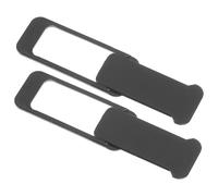 FUNNETOYU 2 pièces Cache Webcam Coulissant Carré Couvercle de Protection pour Caméra Ordinateur Portable Autocollant Anti-espionnage Ultra Fin Protection de Confidentialité Facile à