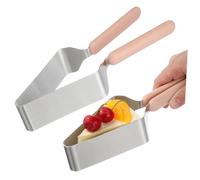 FUNNETOYU 2 Pièces Diviseur Gâteau Métal Trancheur et Niveleur de Gâteau Ergonomique Coupe Facile pour Débutants et Accessoire Pâtisserie Pratique et