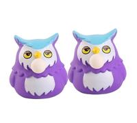 FUNNETOYU 2 pièces Lot de Jouets Anti-Stress Forme de Hibou Simulés Jouets de Détente Tactiles pour Garçon Fille et Adultes pour Colère Accessoires de Fête Amusants