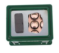 FUNNETOYU 2 Pièces Ouvre Bouteille Magnétique Réfrigérateur Décapsuleur Créatif Forme Boîte à Accessoire et Décoratif Vert