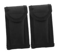 FUNNETOYU 2 pièces Pochettes Ceinture Nylon Résistantes pour Camping Rangement Compact Portable Lot pour Accessoires Extérieurs