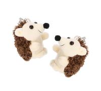 FUNNETOYU 2 Pièces Porte Clés Peluche Hérisson Lot de Pendentifs Décoratifs Doux et pour Sacs Porte Clés Accessoires Enfantins Jouets Dornement et Portables