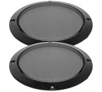 FUNNETOYU 2 pièces Protection Haut-Parleur Robuste Maille Métallique pour Voiture Protection pour Système Audio Lot