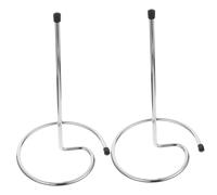 FUNNETOYU 2 pièces Support de Séchage pour Carafe à Vin Porte Bouteilles Inoxydable Antirouille Égouttoir Compact pour Bar et Cuisine Rack de Séchage pour Verre et Carafe