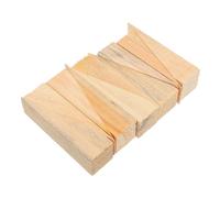 FUNNETOYU 20 Butées De Porte En Bois En Forme De Coin Butées De Porte Lourdes De Rechange