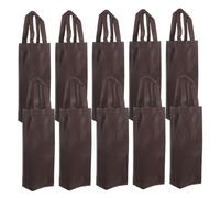 FUNNETOYU 20 Pièces Sacs à Vin avec Anse Tissu Non Tissé Épais Porte-Bouteille Unique pour Bière Whisky Réutilisables et Pratiques pour Cadeaux Fêtes Mariage Anniversaire