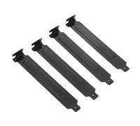 FUNNETOYU 20pcs Plaques Cache Slot Pci en Acier Inoxydable Noir, Solides et Résistantes, pour Boîtier Pc, Ventilation et Protection Anti-poussière Efficaces