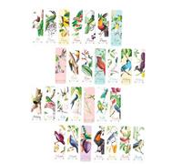 FUNNETOYU 28 pièces Marque-pages Vintage en Papier pour Bureau et Étudiants Oiseaux et Arbres Coffret Pratique pour Lecture et Cadeaux 28 pièces
