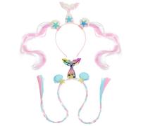 FUNNETOYU 2pcs Accessoires pour Cheveux D'garçon en Plastique Forme Queue, Serrage-tête Unique et Charmant, Ne Tombe Pas Facilement pour Fêtes et Occasions