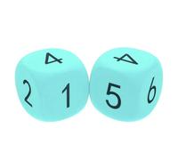 FUNNETOYU 2pièces Dés Géants Mousse pour Événements Jeux pour Garçon Fille Apprentissage Classe Et Décorations De Fête Cube Mousse Souple