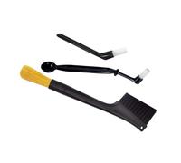 FUNNETOYU 3 pièces Brosse Nettoyage Machine Café Brosses Fines Haute Température Kit Nettoyage Tête Expresso Accessoire Dépoussiérage Café pour Usage Domestique