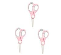 FUNNETOYU 3 Pièces Ciseaux pour Aliments Multifonctions avec Poignée Confortable et Lame Détachable Adaptés pour Fruits Légumes et Viande Portable avec Étui Protecteur Rose