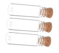 FUNNETOYU 3 pièces Miniature Bocaux pour Maison de Poupée Accessoires et Décoratifs pour Jeux Bocaux à Bonbons et Épices Surface Lisse Faciles à Manipuler