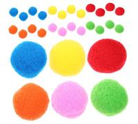 FUNNETOYU 30 pièces Balles à Eau Mousse Jeu de Balle pour Garçon Fille Accessoires Plage et Piscine Extérieur pour Coordination et Réflexes