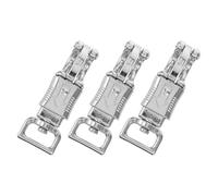 FUNNETOYU 3pièces Mousquetons à Ressort Anti-Panique Métal Robuste Crochets à Dégagement Rapide pour Rênes de Selle Équestre Fixation Stable Résistante aux Intempéries Usage Extérieur