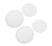 FUNNETOYU 4 Ensembles Puzzle Vierge à Peindre pour Garçon Fille Matériel de Dessin DIY Créatif Planche à Doodle Jeu Éducatif Développement Coordination et Créativité