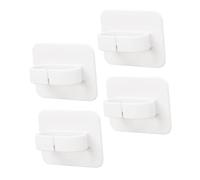 FUNNETOYU 4 pièces Crochets Muraux Multi Fonctionnels Cercle pour Salle de Bain Porte Bouteille Pulvérisateur Sans Percage Lot pour Rangement Pratique et Gain de Place