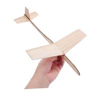 FUNNETOYU 4 Pièces Kit Avions Bois à Assembler Planeurs Légers et Stables pour Garçon Fille et Adultes DIY sans Outils Surface Lisse pour Éducation Loisirs Plein Air